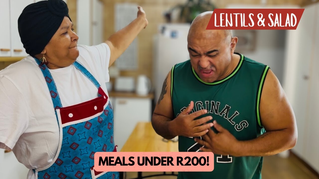 MammaBear’s Lentil Dish & Salad | Quick Vegetarian Meal Under R200