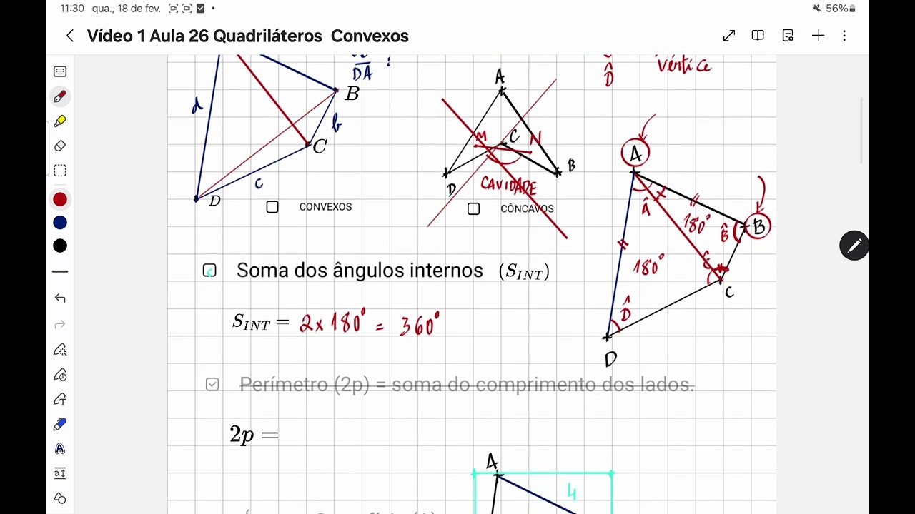 Videoaula 1 - 8°Ano Ass: Quadriláteros Convexos 