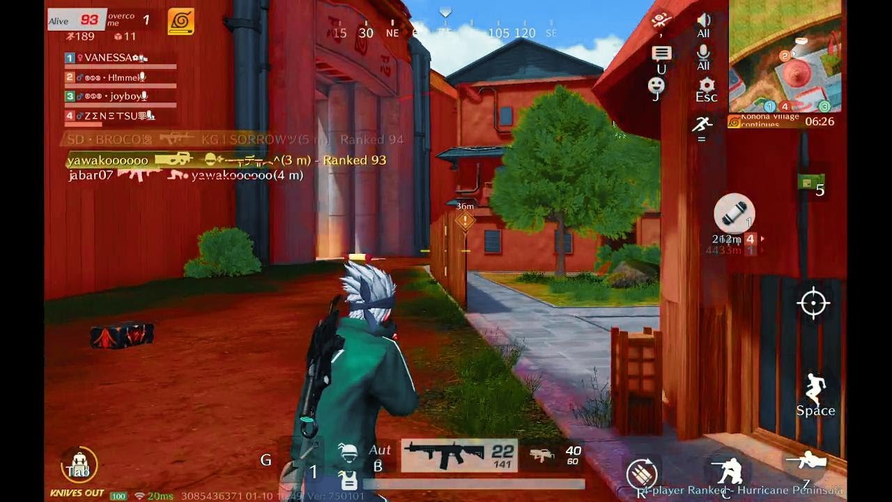 WAR in KONOHA Village | Knives Out PC