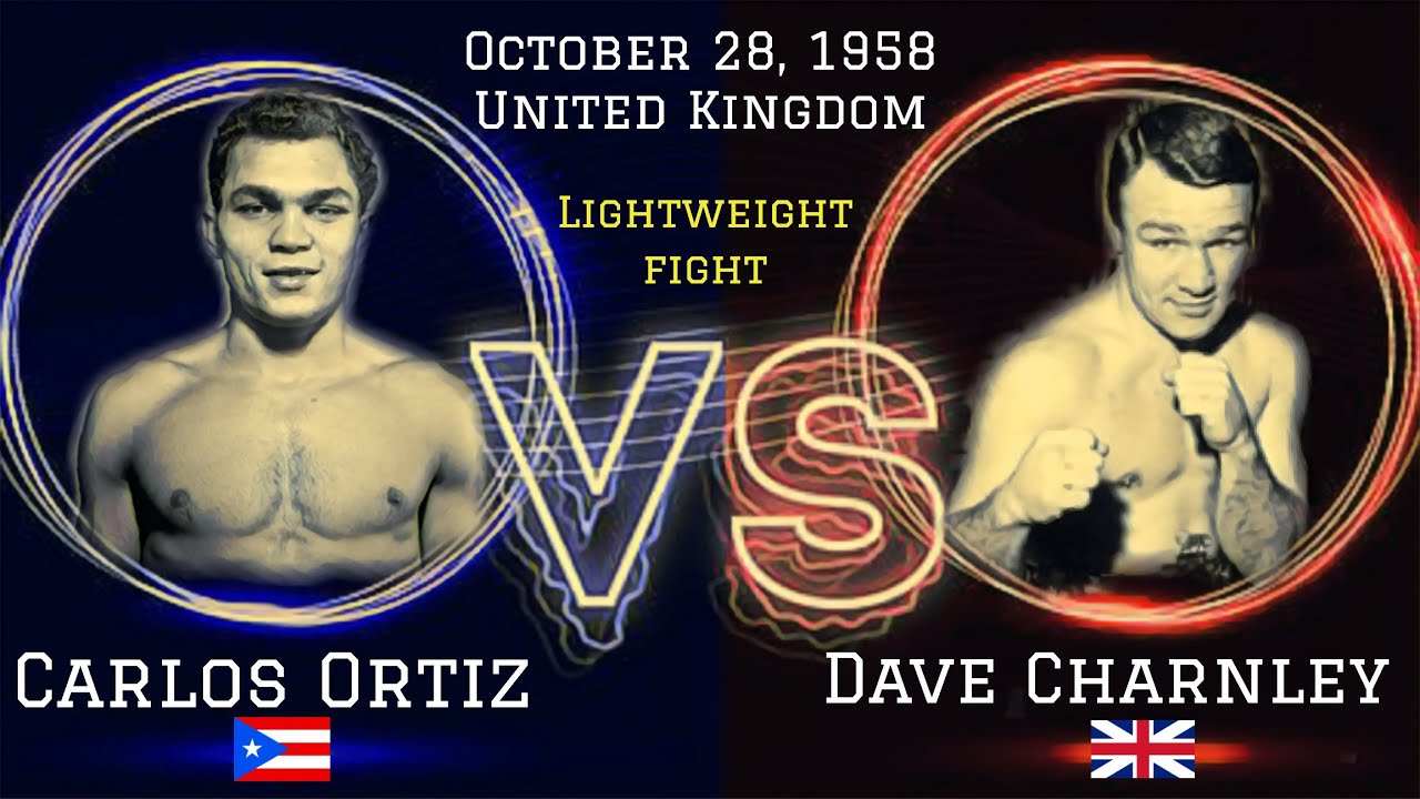 Carlos Ortiz 🇵🇷 vs 🇬🇧 Dave Charnley  (October 28, 1958)
