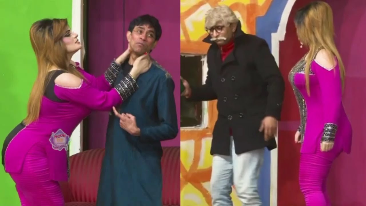 Best of Amjad Rana and Khoobsurat Kaif | Goshi 2 New Stage Drama Naach Meri Bulbul Comedy Clip 2020