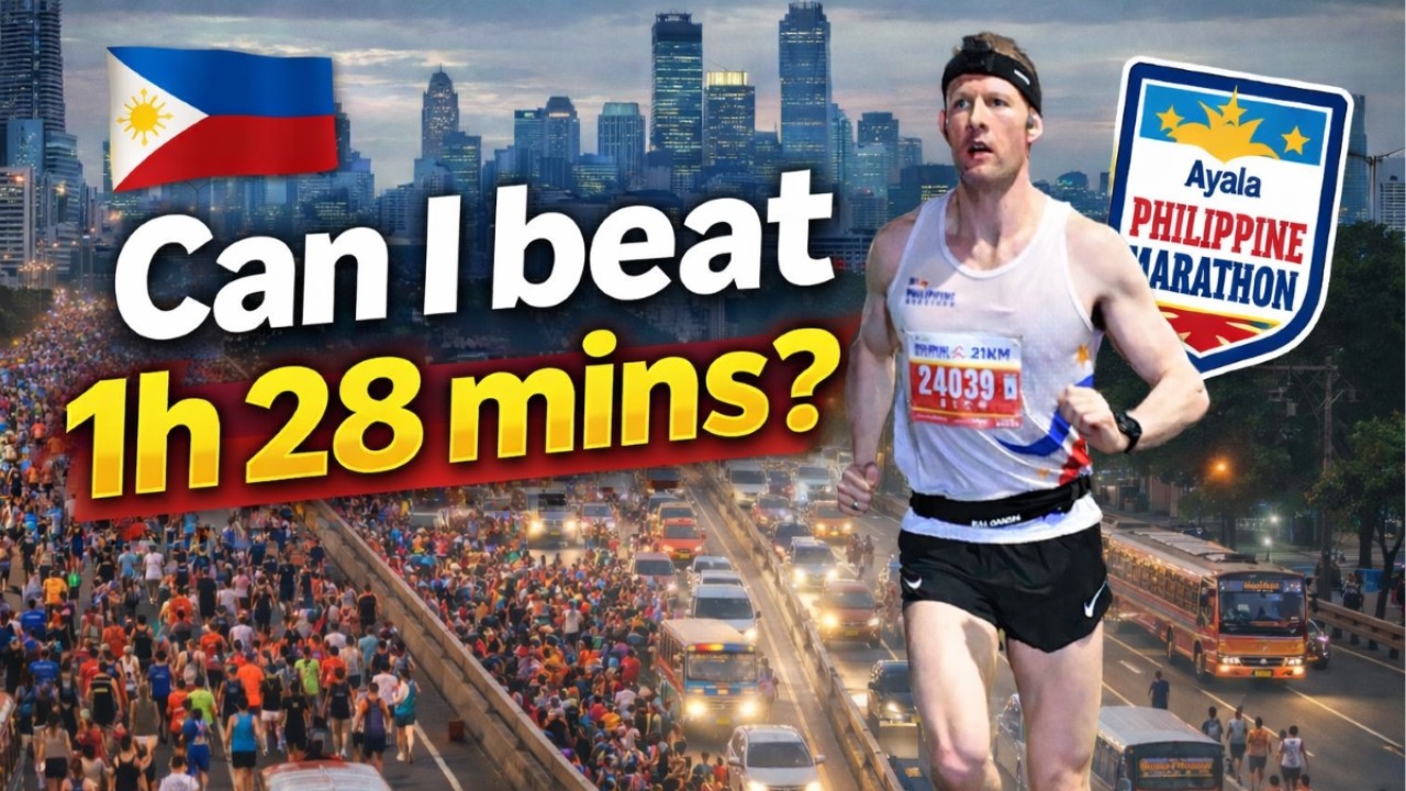 Half Marathon in 1h 28 mins?!  FULL SEND  Ayala Philippine Marathon 2026.  PB or AMBULANCE!