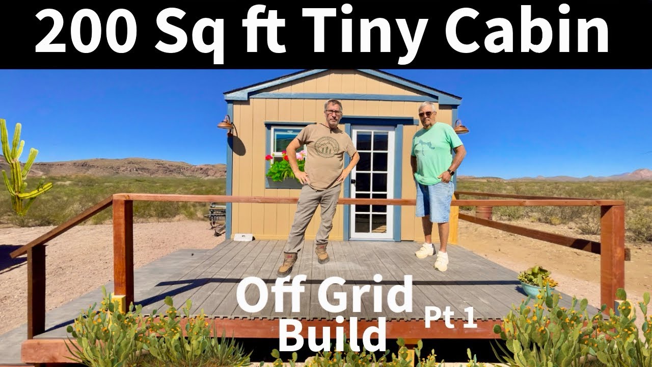 &ldquo;Off Grid Shed to Tiny Home | Part 1: Hurricane Delays & Our Arizona Build Begins&rdquo;