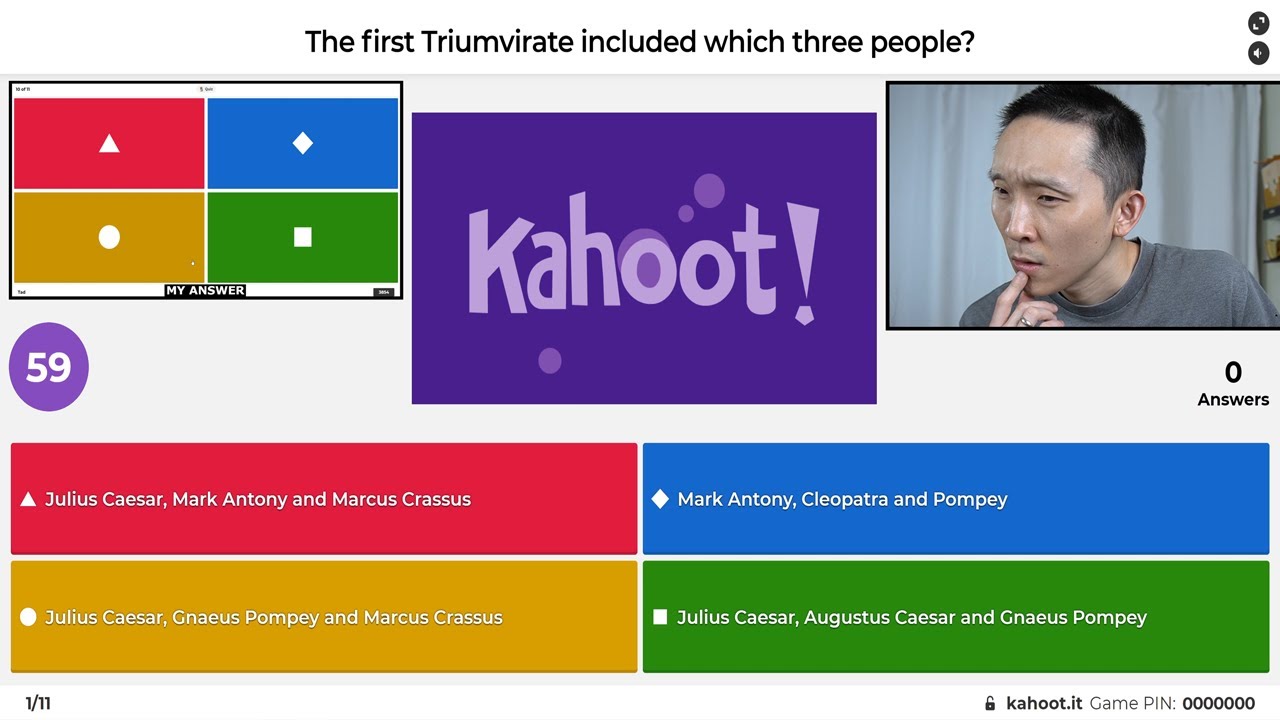 Я играл в Kahoot! Я умнее шестиклассника? (проигравший ест сырой батат)