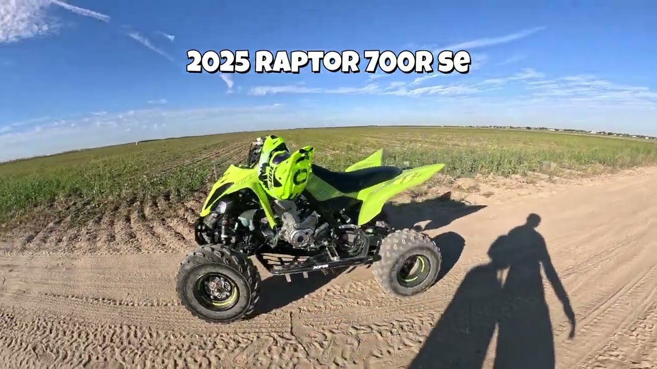 First Ride - BRAND NEW 2025 Yamaha Raptor 700R SE !