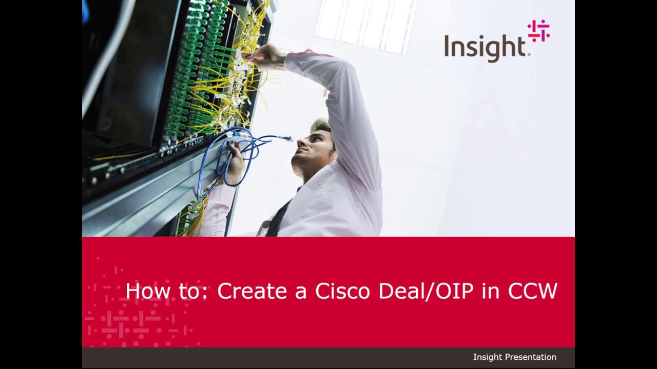 Cisco OIP Deal Registration Walk through