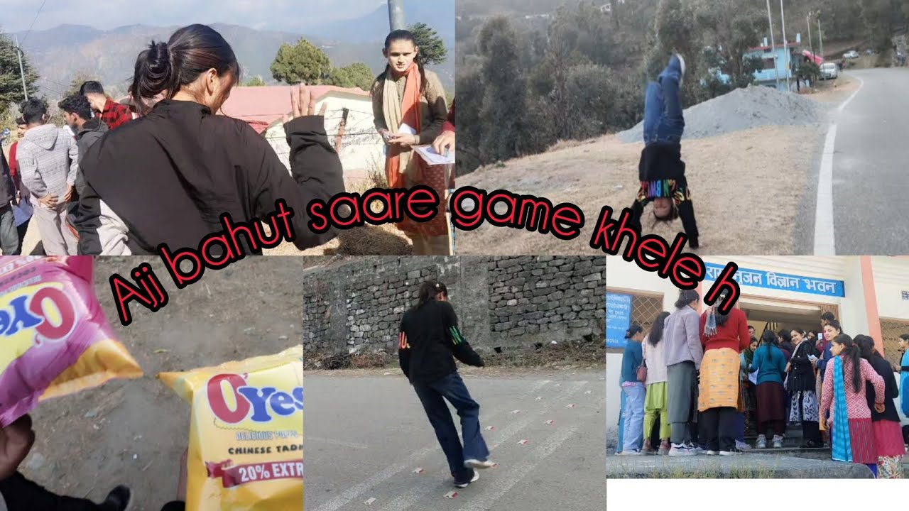 Paper k sath hi bahut sare games khel liye 😂 YB 07