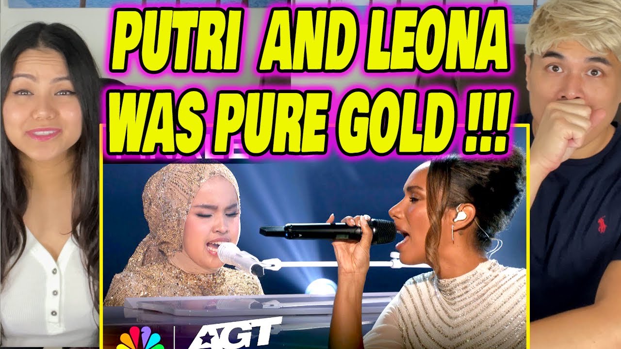 Putri Ariani and Leona Lewis PURE GOLD performance of "Run" | Finale | AGT 2023 | REACTION