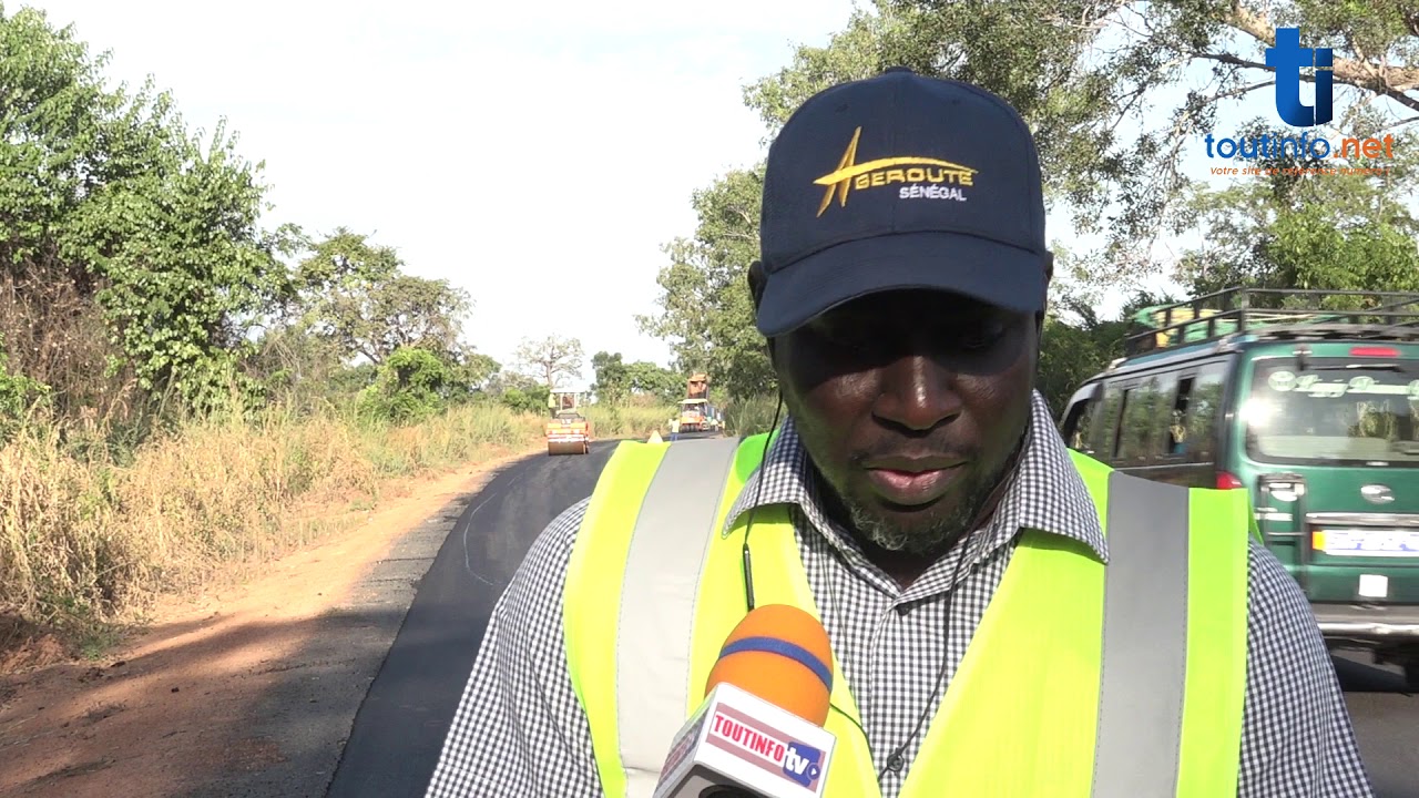 Vidéo: Entretien routier l'exemple de la RN6 avec Abou MBAYE, Ageroute Sud.