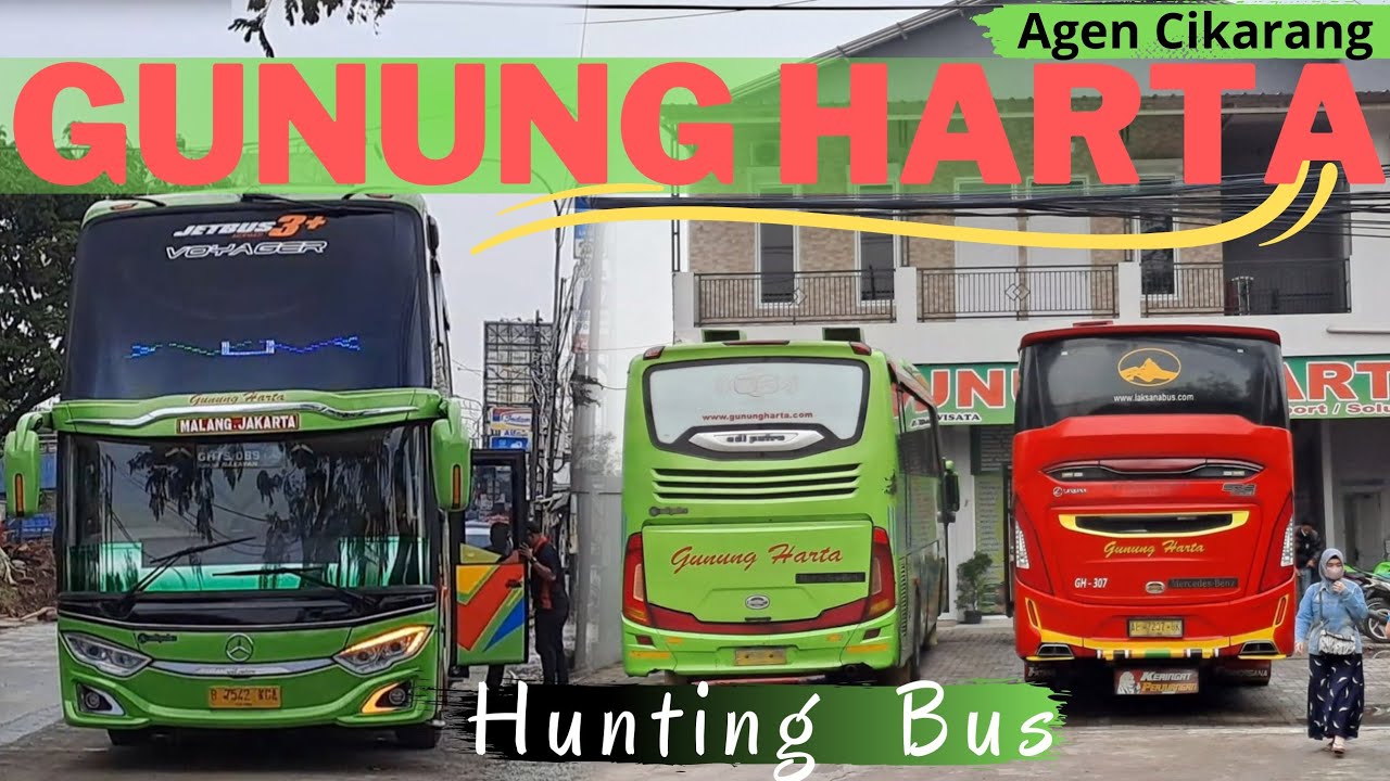 Agen Bus GUNUNG HARTA Cikarang