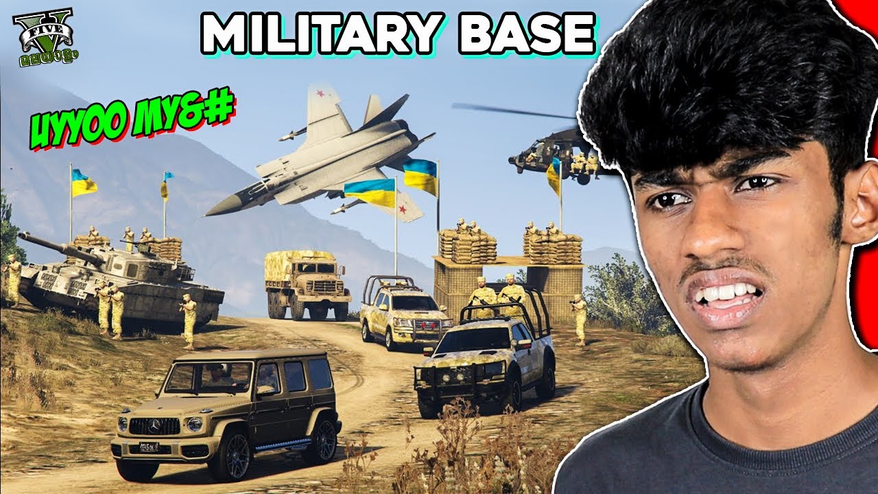 ENTERING MILITARY BASE IN GTA 5 🔥🔥 *Gone wrong*