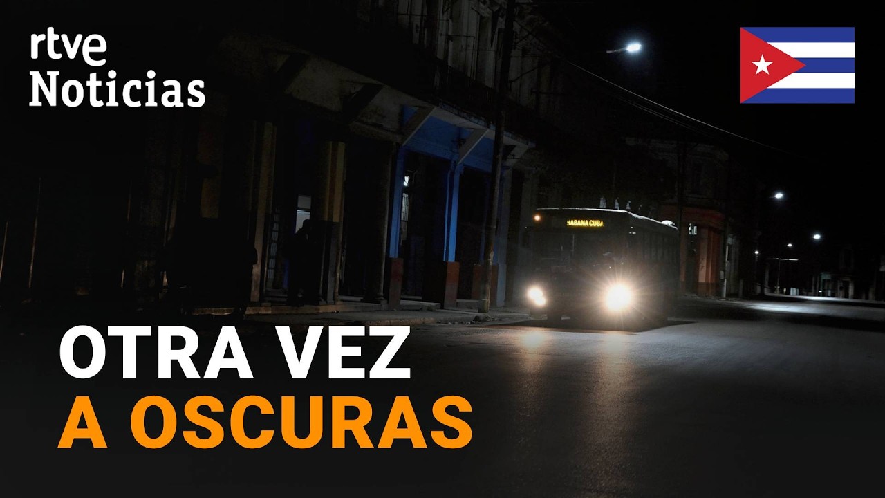 CUBA: NUEVO CORTE EL&Eacute;CTRICO MASIVO DEJA a DIEZ MILLONES de PERSONAS SIN LUZ | RTVE Noticias