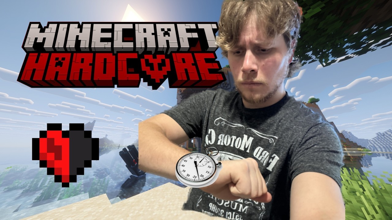 Hardcore Minecraft but I Am Only Allowed to Play For 20 Minutes...