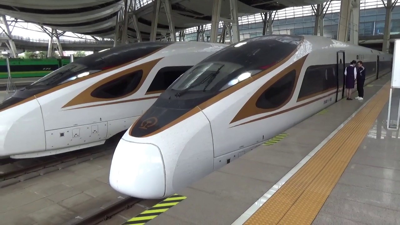 High speed train Beijing to Shanghai, China