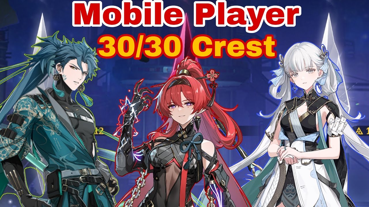 [ Wuthering Wave ] Jinshi & Yinlin & Jiyan Vs Tower of Adversity 30 Crest