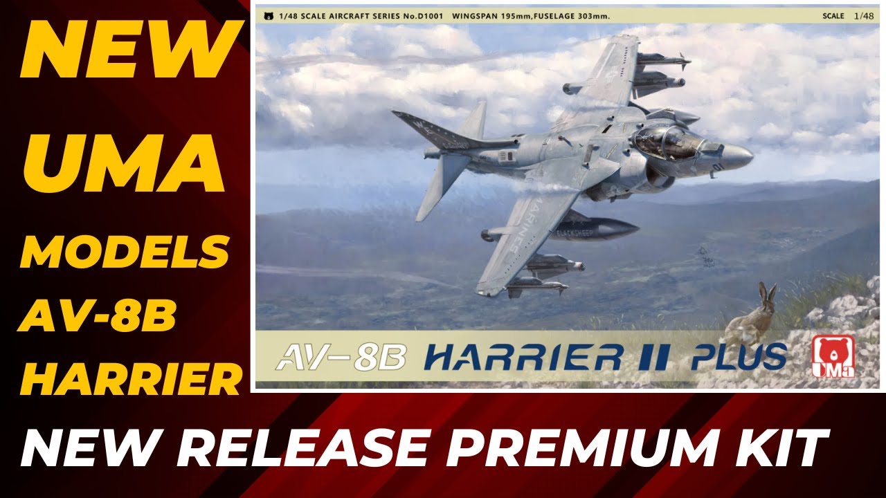 NEW 1/48 US MARINES AV-8B HARRIER