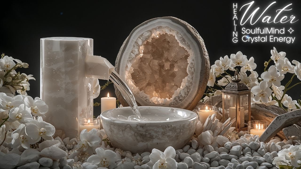 Healing Water 💧& Crystal Energy 💎| Deep Sleep & Calm Mind