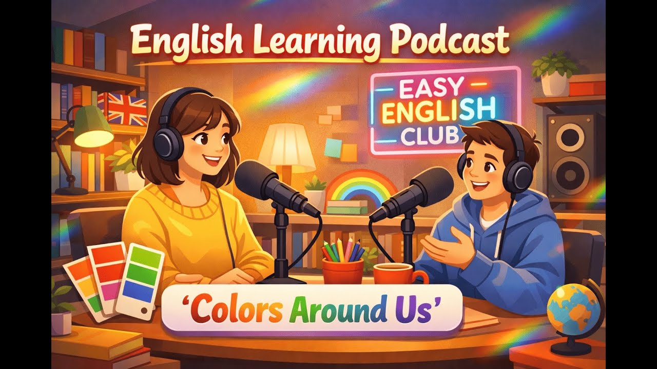 Episode: Colors Around Us | English Learning Podcast | A1 English Practice