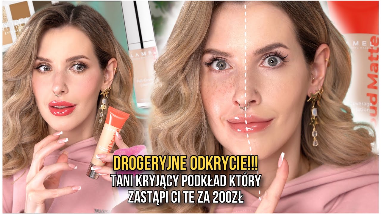 NAJLEPSZY TANI KRYJĄCY PODKŁAD KT&Oacute;RY WYGLĄDA JAK TE ZA 200zł!🫠- Drogeryjne hitowe odkrycia🤩