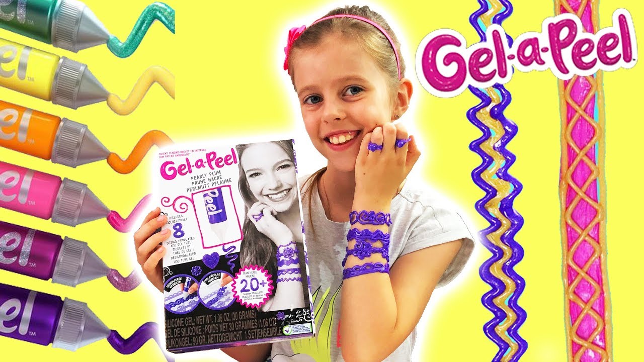 ГЕЛЕВЫЕ Украшения DIY Крутой НАБОР для ТВОРЧЕСТВА Gel-a-peel // Вики Лайф