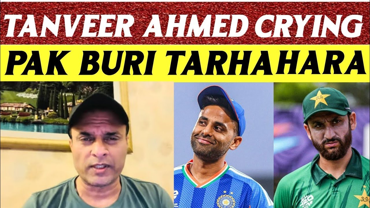 Tanveer Ahmed crying india beat pak|Tanveer Ahmed reaction on pak loss against india|Tanveer ahmed