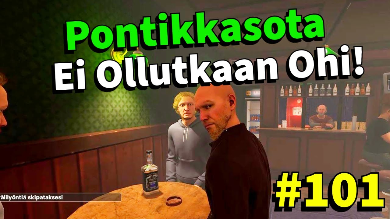 PONTIKKASOTA EI OLLUTKAAN OHI! #101 | Finnish Cottage Simulator