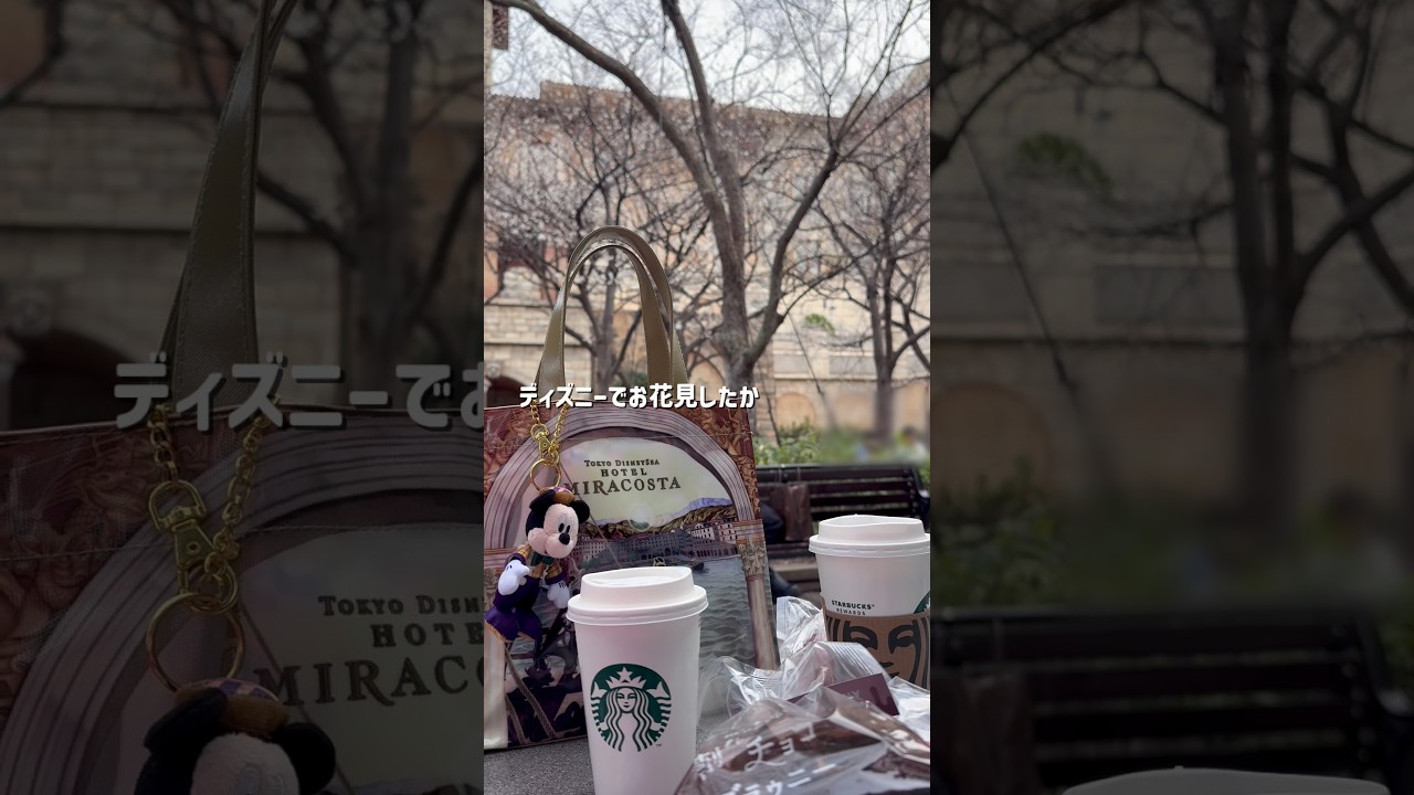 【舞浜vlog🐭】ディズニーでお花見のはずがまさかの結果だった日🌸#ディズニー #休日vlog #お花見 #ミラコスタ