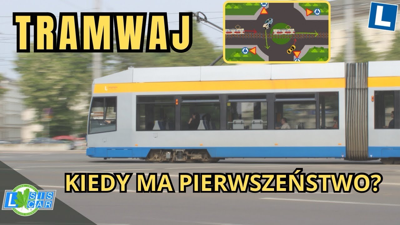 Tramwaje- zasady ruchu❗️Kiedy tramwaj ma pierwszeństwo na skrzyżowaniu⁉️