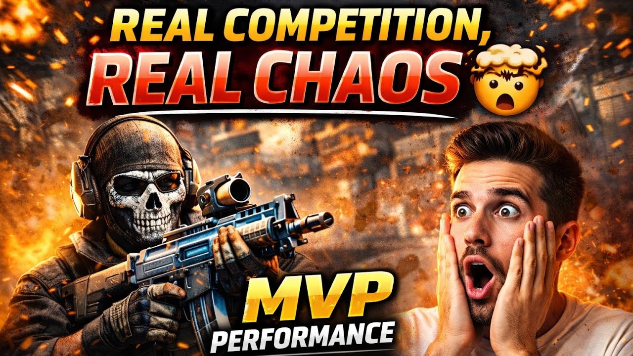 Real Competition, Real Chaos 🤯 | MVP Performance | COD Mobile