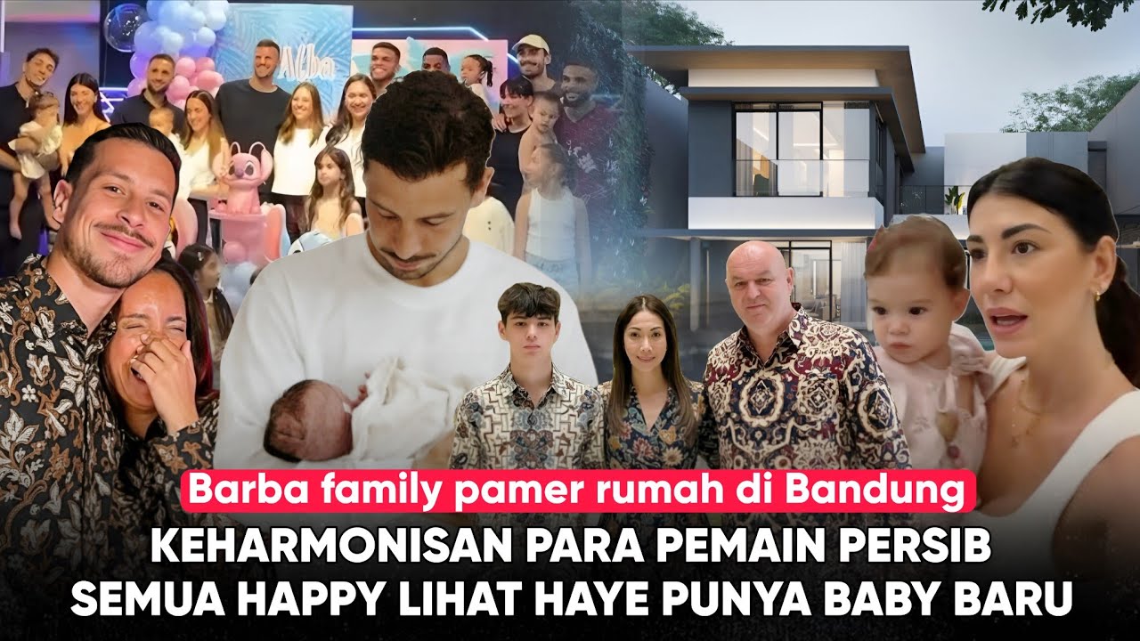 Haye Syukuran Kelahiran Anak, Istri Barba Pamer Rumah Baru di Bandung” Privilege Jadi Pemain Persib