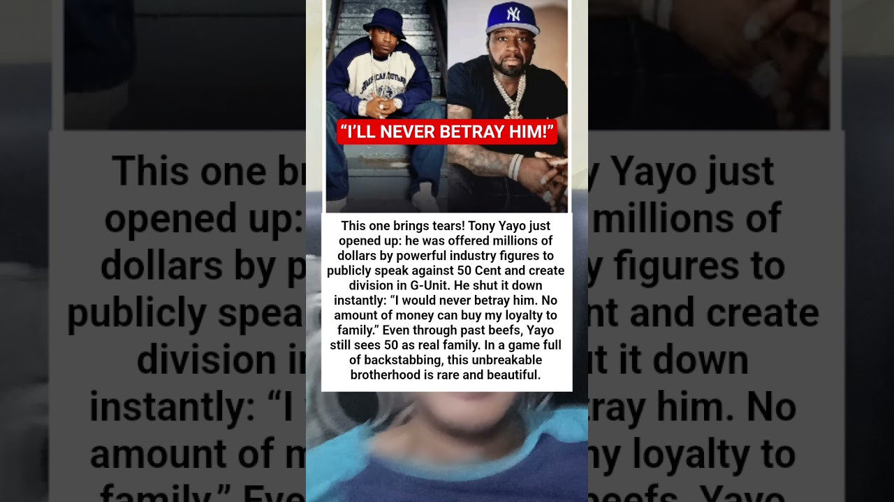 Tony Yayo Turns Down Multi-Million Dollar Offer to Turn on 50 Cent #50cent #hiphop #rap #shorts