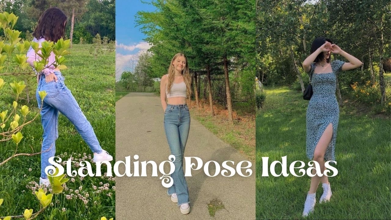 Fun Standing Poses | 50+ Standing Poses / Ideas For Girls| Standing Poses| Easy and Simple Poses.