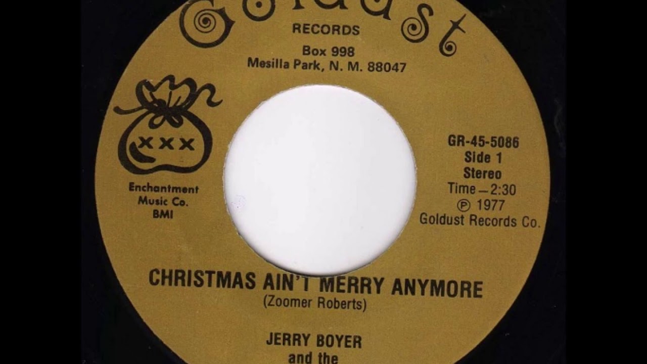 Jerry Boyer and the Zoom-Bud Band ~ Christmas Ain't Merry Anymore (1977)