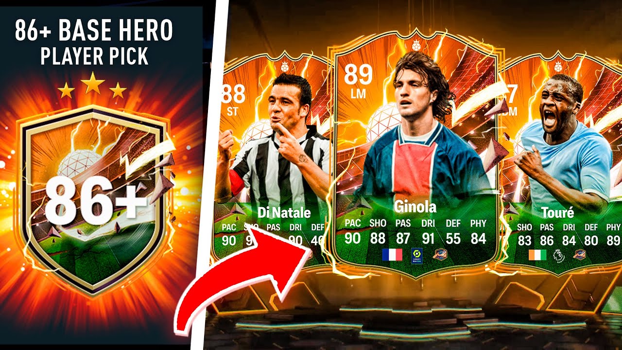 What do you get from 30 x 86+ Hero Player Pick Packs?