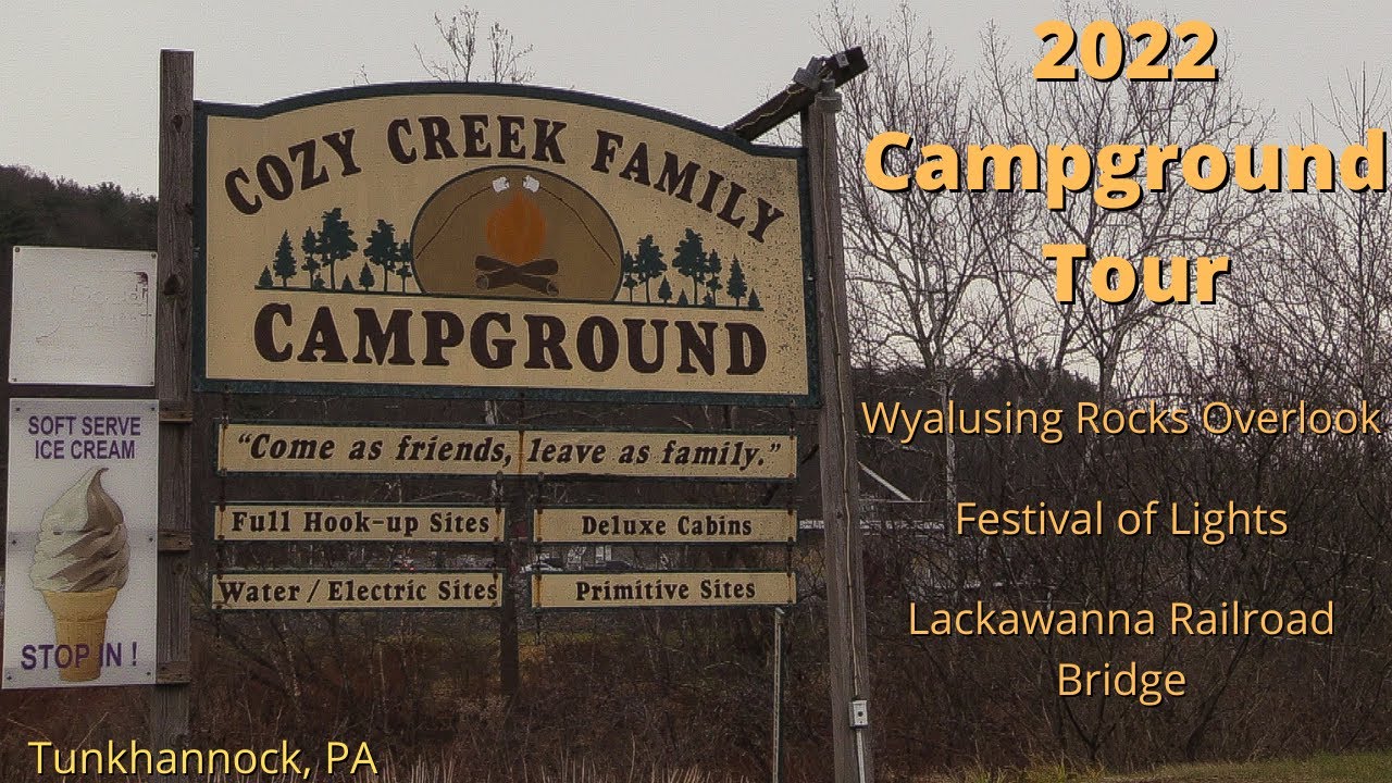 2022 Cozy Creek Campground Tour, Festival of Lights at Stone Hedge Golf Course