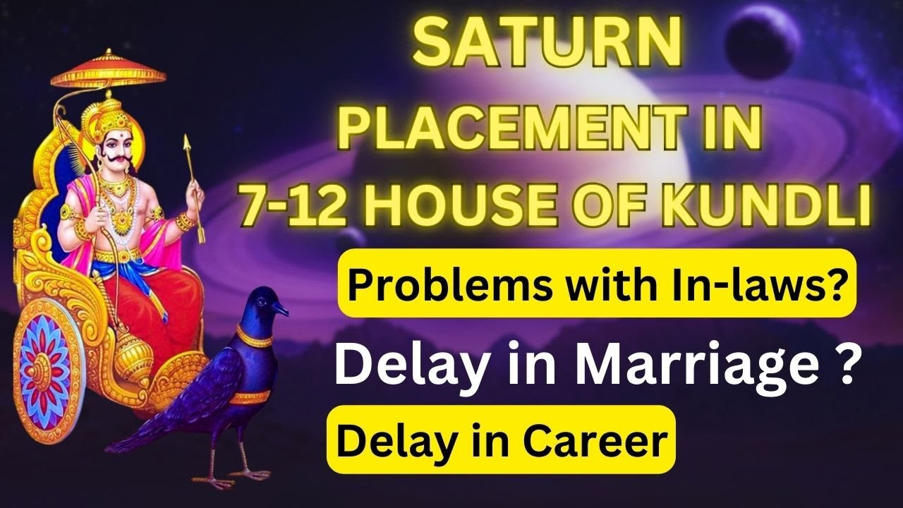 Saturn in 7th to 12th Houses 🔥 Karmic Lessons & Spiritual Growth | Must Watch for Astrology Lovers!