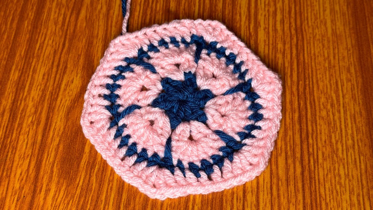 Crochet African Flower Hexagon Granny 💕💫Easy 10 minutes Tutorial ♥ 