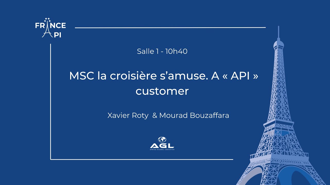 MSC la croisière s’amuse A « API » customer