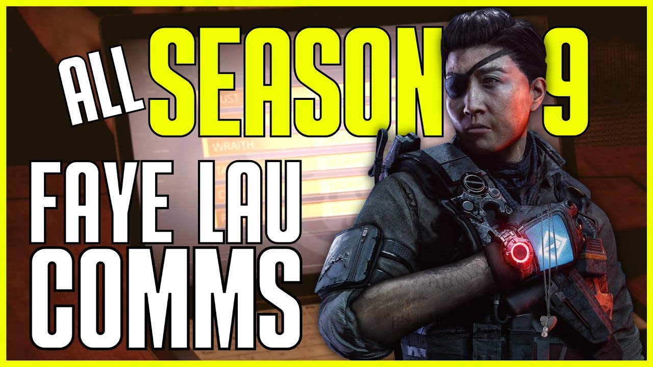 HUNTERS COMMS - ALL SEASON 9 FAYE LAU DECRYPTED FILES (The Division 2)