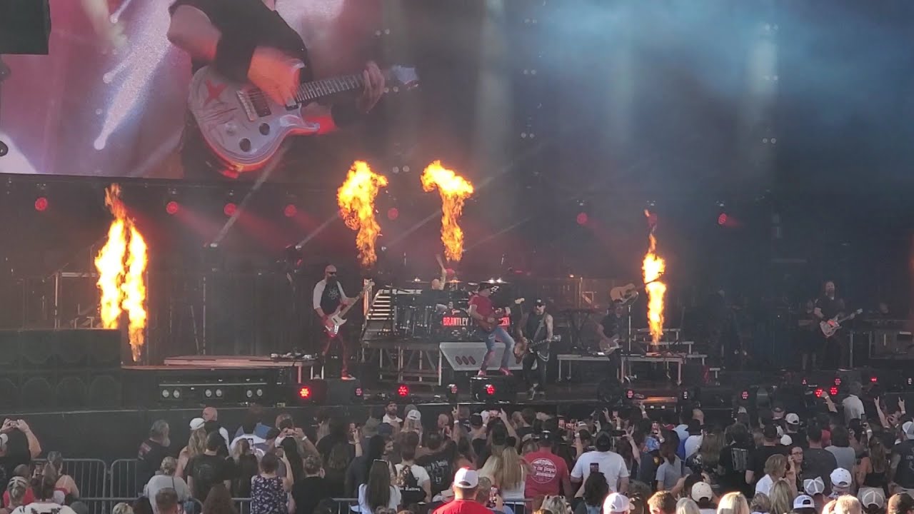 Brantley Gilbert Live - Ameris Bank Ampitheater - Atlanta (Alpharetta) - 2023 Full Show w/ chapters