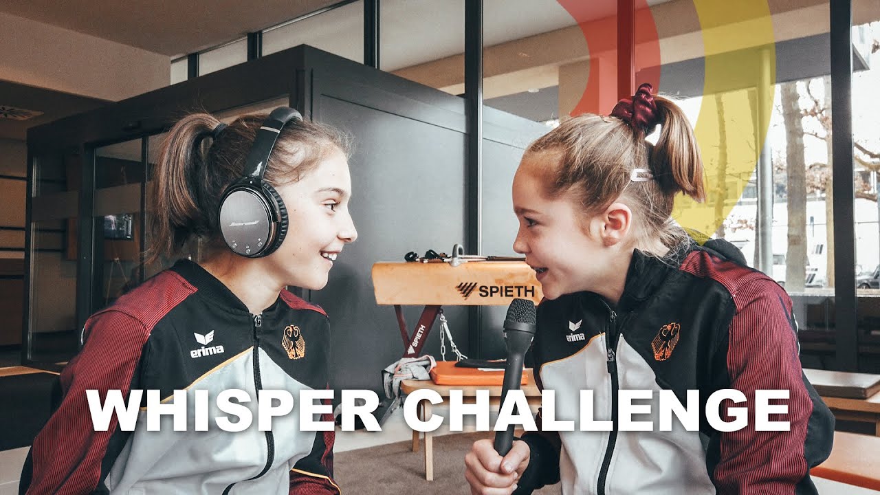 Whisper Challenge mit den Gerätturn-Juniorinnen | Turn-Team Deutschland