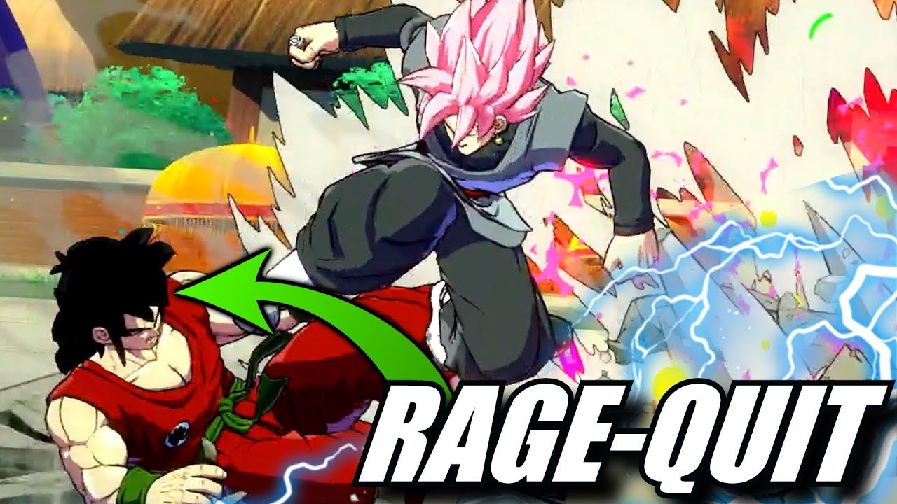 YAY! FIRST RAGE QUITTER! Dragon Ball FighterZ | Ranked