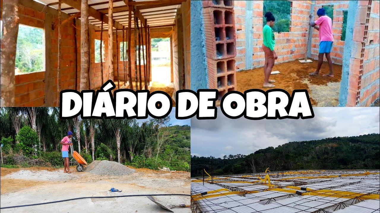 DIÁRIO DE OBRA Parte 3 - Compras de Materiais | Armação da Estrutura da Laje | Deu Tudo Certo 🙌🏼🏠✨️