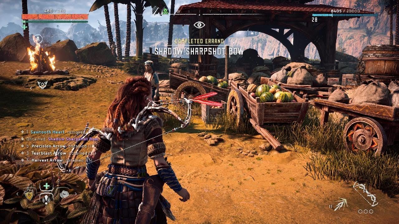 Horizon Zero Dawn: Complete Edition_ How to get Shadow Sharpshot Bow - EASY WAY