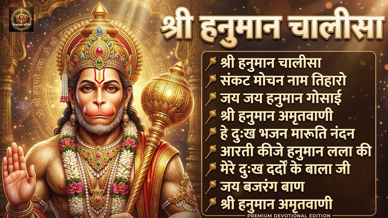 श्री हनुमान चालीसा 🌺🙏 shree hanuman chalisa original video 🙏🌺 gulshan kumar hariharan full hd