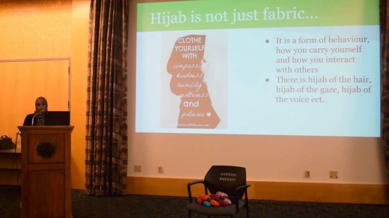 Lecture on Hijab at Siena College Islamic Awareness Week 2016