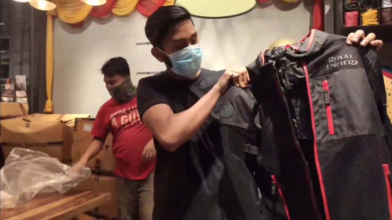 Finally || the Rynox/knox protected Jacket || from Royal Enfield || has arrived