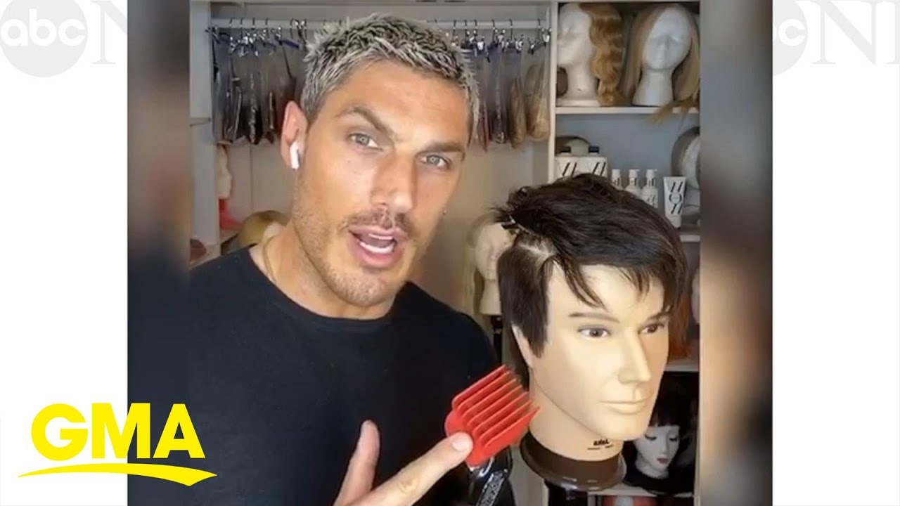 Kim Kardashian's hairstylist shows us how to give a men's haircut at home