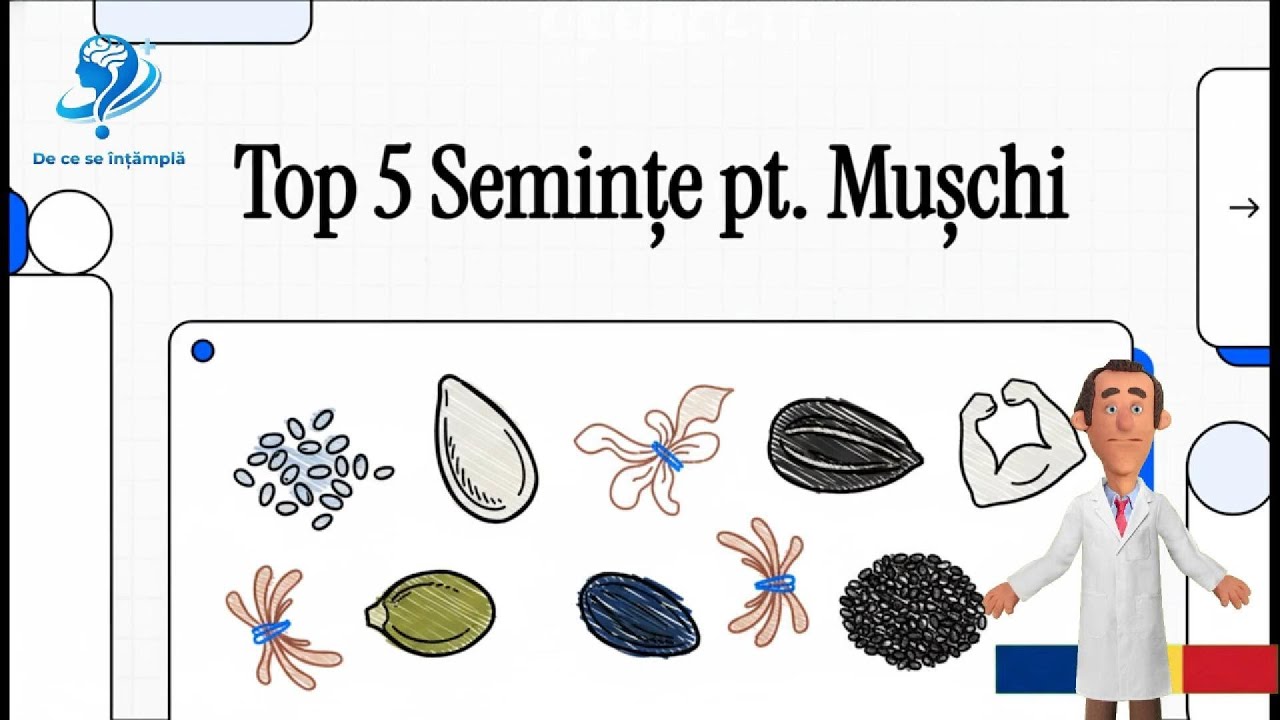 5 Semințe care refac Masa Musculară după 40 de ani (Adio Sarcopenie!)