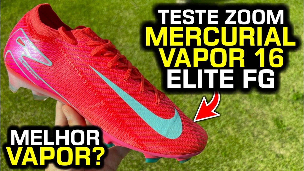 Minha Mercurial FAVORITA? 👀 - Teste chuteira campo Nike Zoom Mercurial Vapor 16 Elite FG